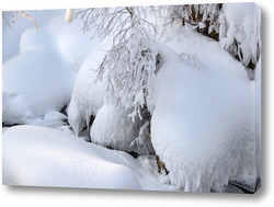   Постер Зимний пейзаж на Горном Алтае