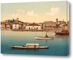   Постер Общий вид, Дезенцано, Озеро Гарда, Италия
