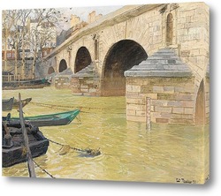   Постер Мост Мари. Париж