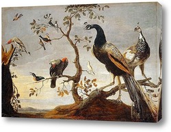   Картина Птичье собрание
