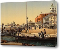   Постер Около дворца Дожей, Венеция, Италия