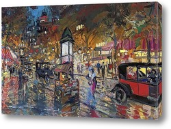   Картина Гранд бульвар,Париж