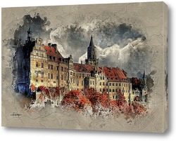   Постер Замки, Sigmaringen Castle, Germany