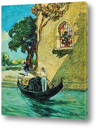   Постер Венецианский гондольер