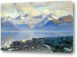   Картина Озеро в горах, 1898