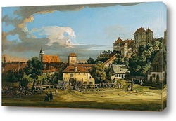   Картина Пирна: верхние ворота с юга
