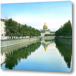   Постер Санкт-Петербург. Собор удаленный вид Юсуповского дворца