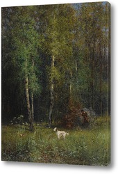   Картина Охота в лесу