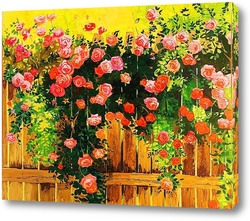   Картина Розовые розы