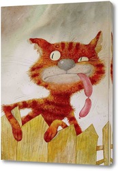   Постер кот-ворюга