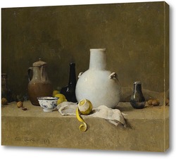   Картина Натюрморт с керамической посудой 