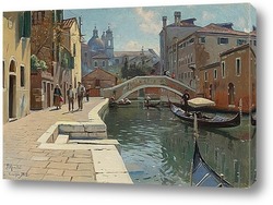   Постер Канал в венеции