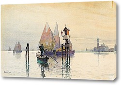   Постер Закат в Венеции