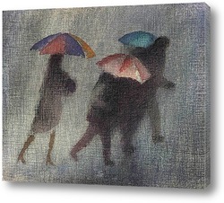   Постер Проливной дождь.