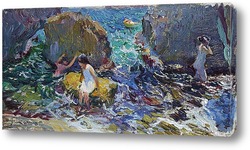   Картина Дети на берегу, Хавеа