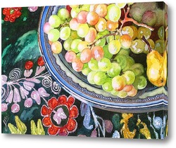   Картина Виноград на блюде