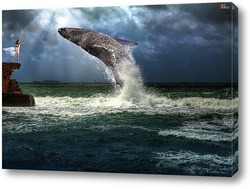  Картина Дрессировщица китов
