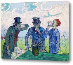   Картина Пьющие (После Домье), 1890
