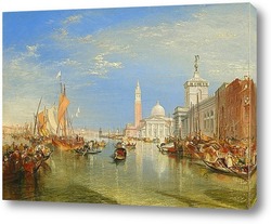   Постер Догана и Санта Мария делла Салюте, Венеция