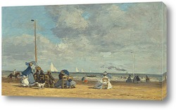   Картина Пляж в Трувилле