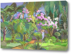   Картина Весна в саду