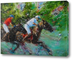  Abstract horse racing