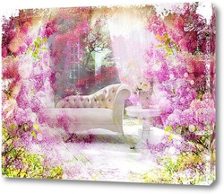   Постер Фиолетовый сад