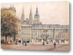   Картина Картина художника XIX-XX веков, пейзаж, город