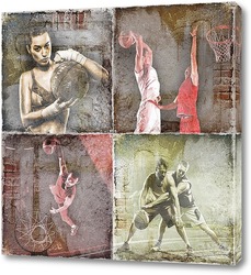   Постер Баскетбольные игроки