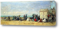   Картина Пляж в Трувиле