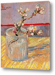   Картина Цветущий стебель миндаля