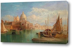   Постер Венеция, вид Санта-Мария делла Салюте