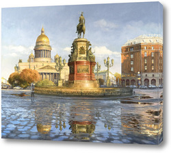   Картина Исакиевская площадь