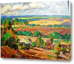   Картина Деревня Троекуровка