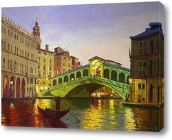   Постер Мост поцелуев в Венеции