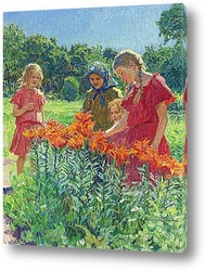   Постер Сбор цветов