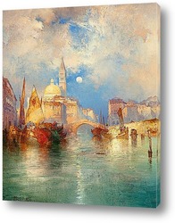   Картина Восход луны, Кьодже, Венеция , 1897