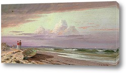   Постер На берегу Коннектикут, 1869
