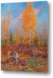   Картина Осенний пейзаж, 1941