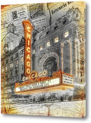   Постер Ретро Чикаго