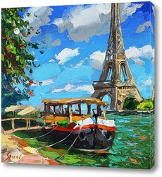   Картина Париж летний день
