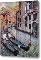   Постер Венеция, канал.