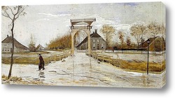   Картина Подъемный мост в Нью-Амстердам, 1883