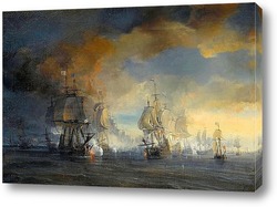   Картина Морской бой близ Солбея
