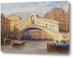   Картина Мост Риальто, Венеция