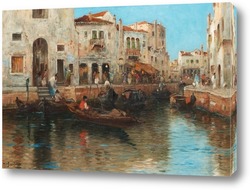   Постер Венеция,канал