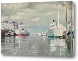   Картина Вид на гавань