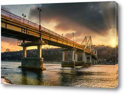   Постер Киев,пешеходный мост