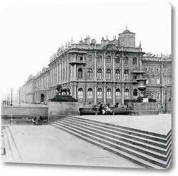   Постер Дворцовая пристань и Зимний дворец 1860  –  1873