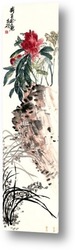   Картина Орхидеи и пионы